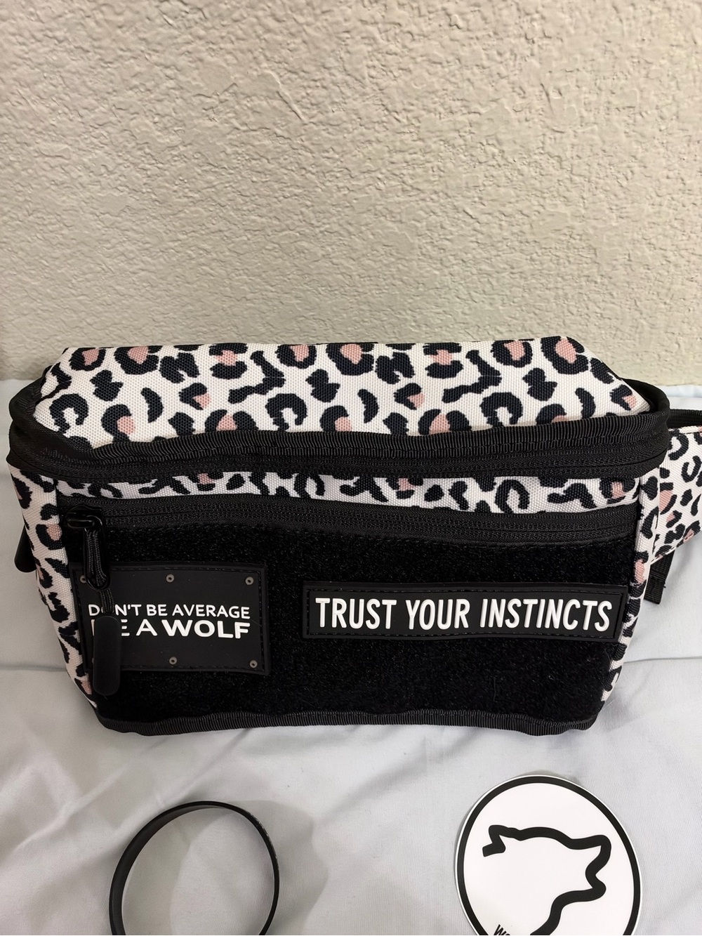 WOLFPAK Leopard Print Waist Bag - Trust Your Instincts - Picture 2 of 9